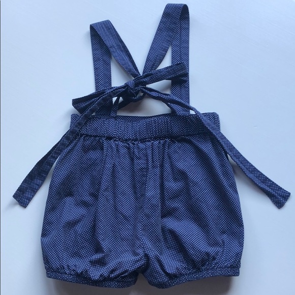 Lacey Lane | Navy Suspender Shorts | 4 - Picture 6 of 10